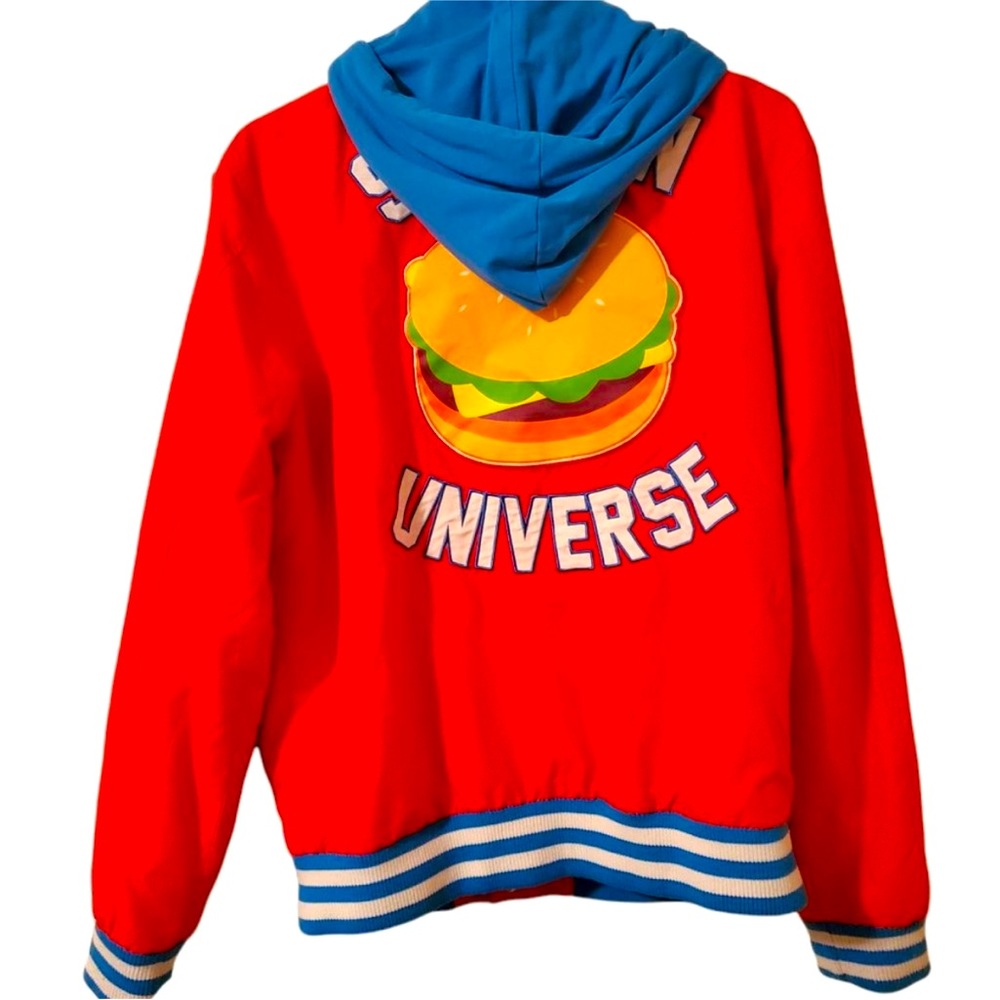 Steven Universe Cartoon Network Size Small Hamburger Hooded Red Jacket New